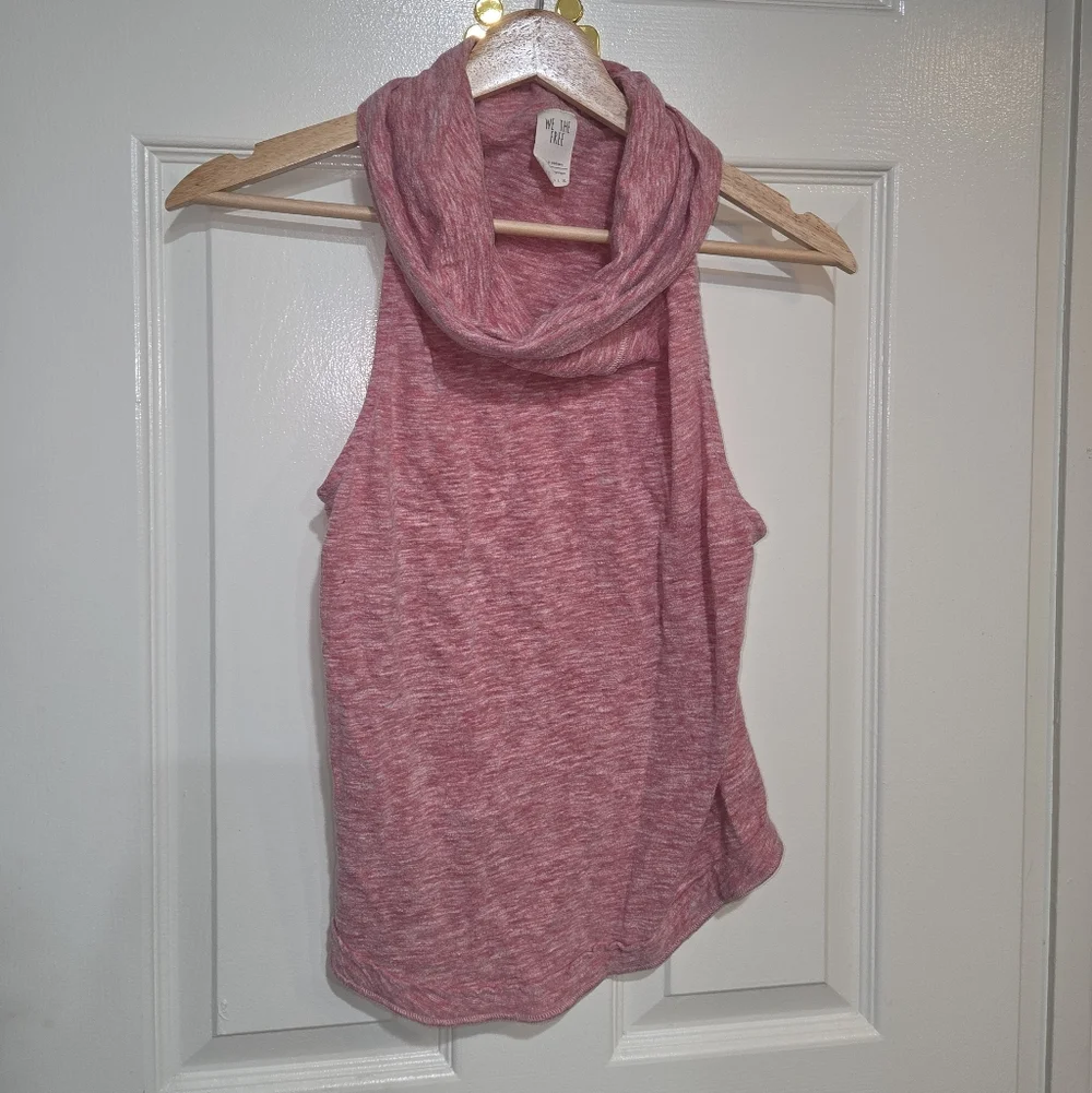 We The Free Flowy Heathered Rose Sleeveless Cowl Neck Tank XS - Picture 7 of 10